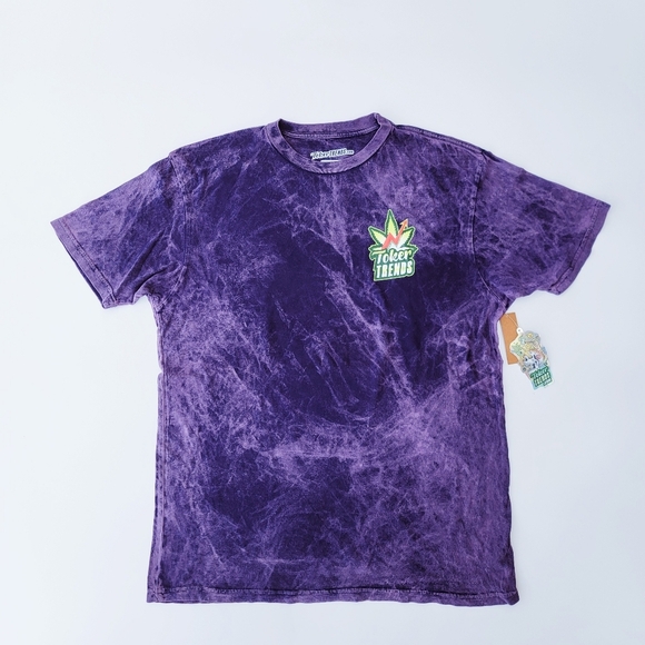 TokerTrends SmokeSesh Purple Tie-Dye Unisex T-Shirt & Bowlzer combo - Picture 5 of 8
